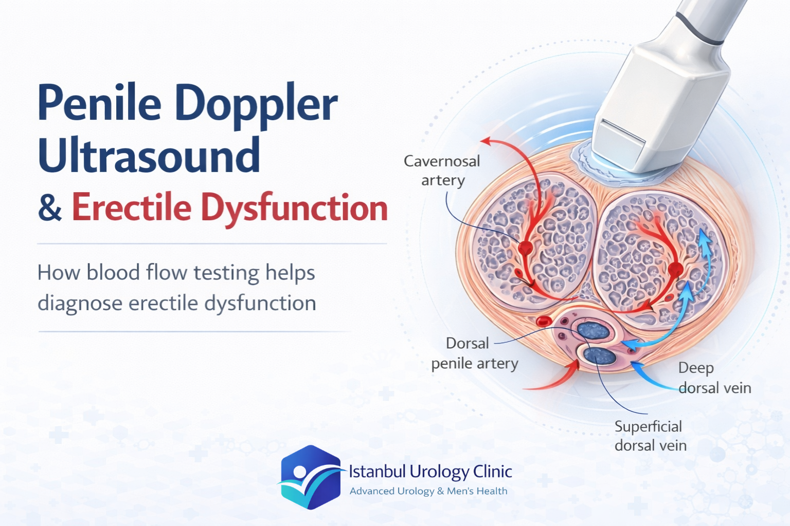 Penile Doppler Ultrasound: PSV, EDV & ED Diagnosis
