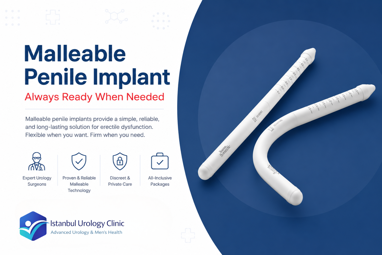 Malleable Penile Implant 2026: Always Ready When Needed