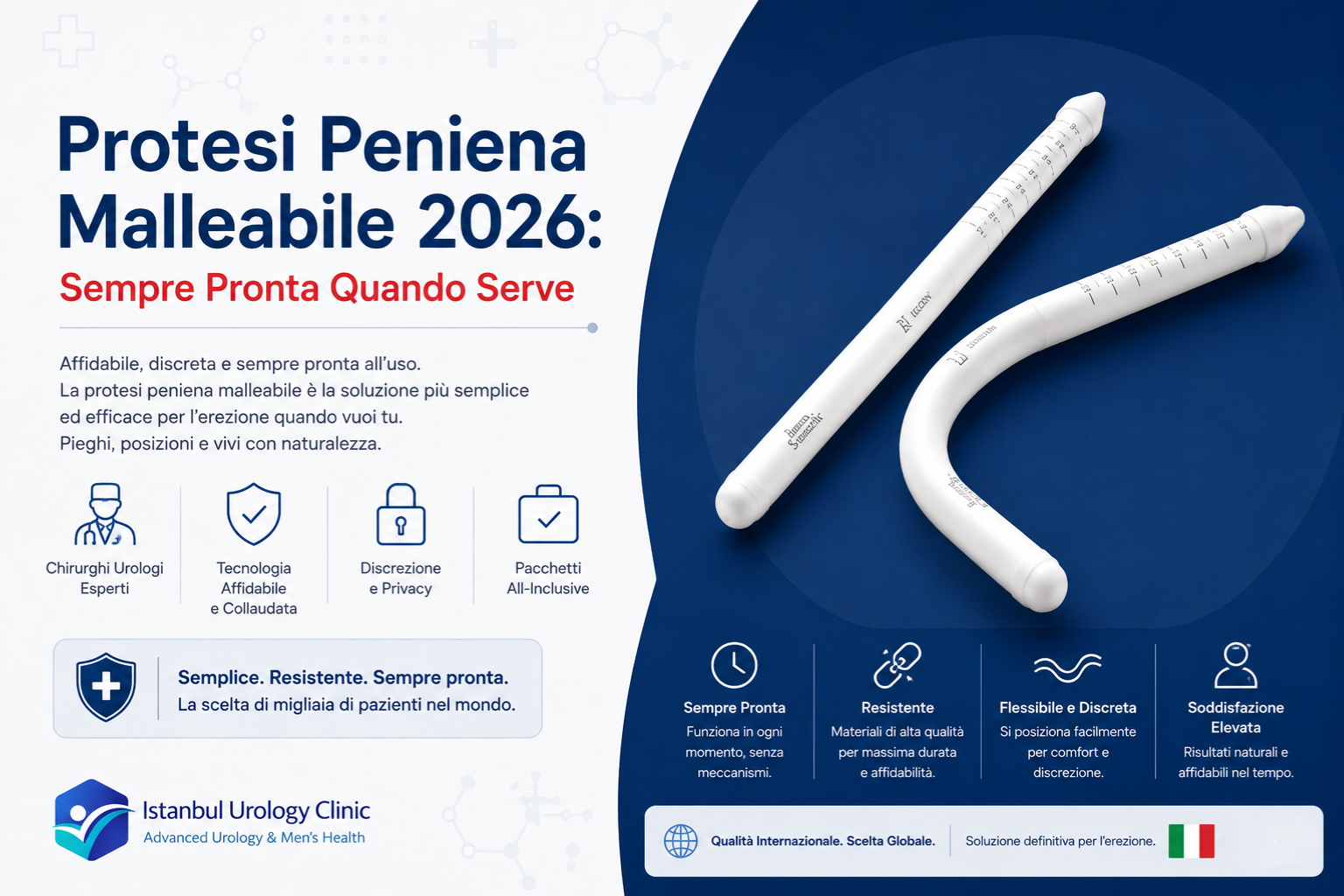 Protesi Peniena Malleabile 2026: Sempre Pronta Quando Serve